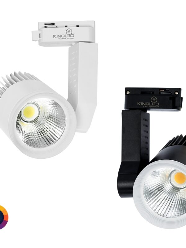 Đèn rọi ray 20W Beryl (DTL-20SS) vỏ Đen/ Trắng