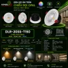 Đèn led Âm Trần Chiếu Rọi Kingled Dòng Opal, Góc chiếu 25°, 3 Chế Độ Ánh Sáng 20W Ø150*C80mm lỗ khoét Ø130mm