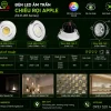Đèn LED Spotlight âm trần DLR-3BR-T55-T/V/TT (Trắng)