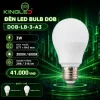 Đèn led Bulb Kingled DOB 3W kích thước D77xR45mm