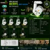Đèn led Rọi Ray Kingled Dòng Beryl, Vỏ Trắng, 3 Chế Độ Ánh Sáng 30W kích thước A90xB135xC210mm
