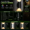 Đèn led Gắn Tường Ngoài Trời Kingled 10W kích thước D115xR95xC118mm