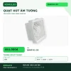Quạt Hút Âm Tường Kingled Động cơ 100% dây đồng 35W kích thước D235xR235xC120mm lỗ khoét 200x200mm