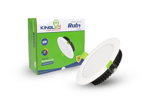 Đèn Âm Trần Ruby 08W Đổi Màu