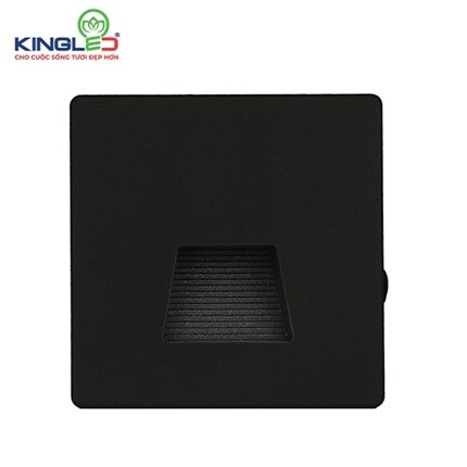 ĐÈN BẬC THANG MẶT ĐEN AB-3-V-D KHÔNG CẢM BIẾN