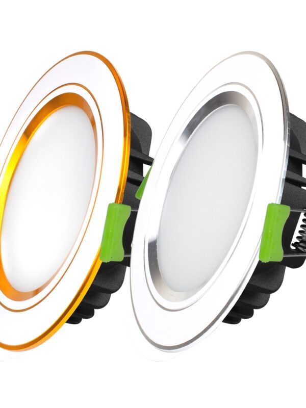 Đèn Led Âm Trần Viền Mặt Phẳng 09W/90, Đổi Màu EC-DL-9SS-T118