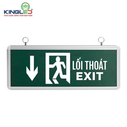 ĐÈN EXIT CHỈ HƯỚNG – XUỐNG (2M)