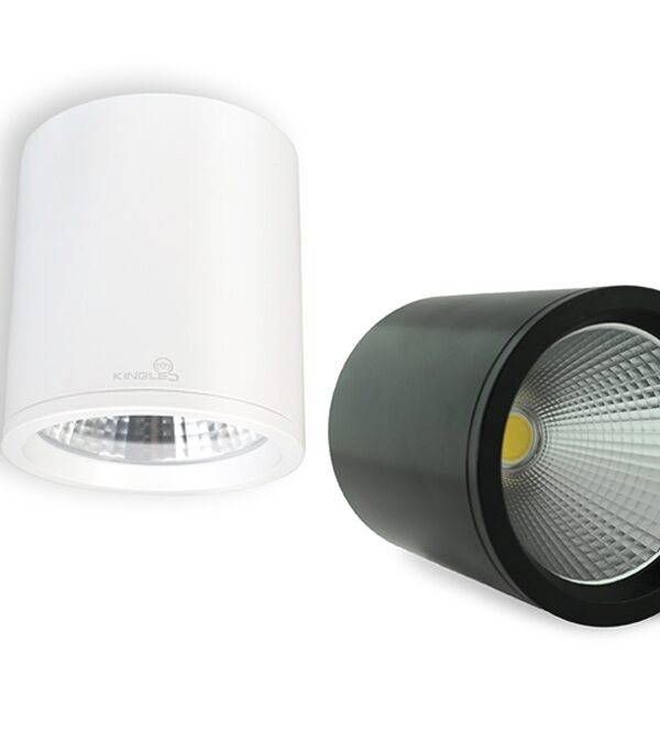Đèn Downlight lắp nổi OBR-7 đen Kingled (vỏ Trắng/ Đen)