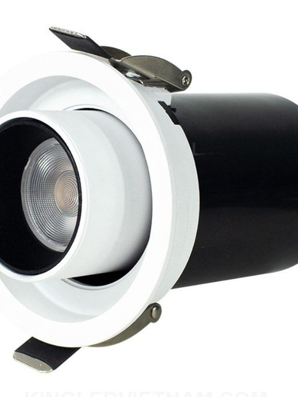 Đèn âm trần kéo xoay 15W đơn sắc DLKX-15SS KingLED